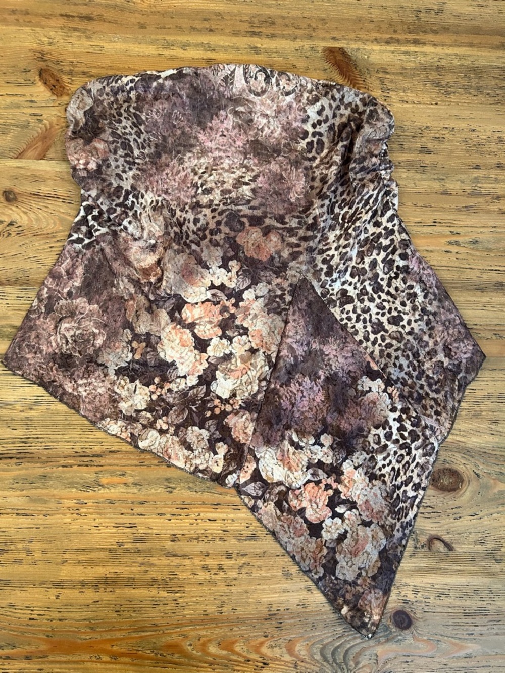 Urban Outfitters mixed print bandeau tank top